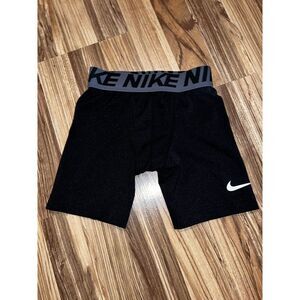 Nike Dri-Fit Boys Compression Shorts Black Size 6 M‎ Medium 5-5